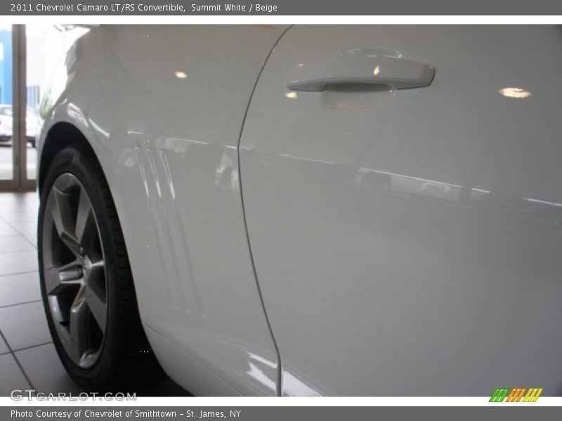 Summit White / Beige 2011 Chevrolet Camaro LT/RS Convertible