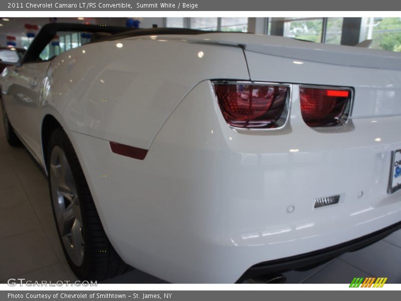 Summit White / Beige 2011 Chevrolet Camaro LT/RS Convertible