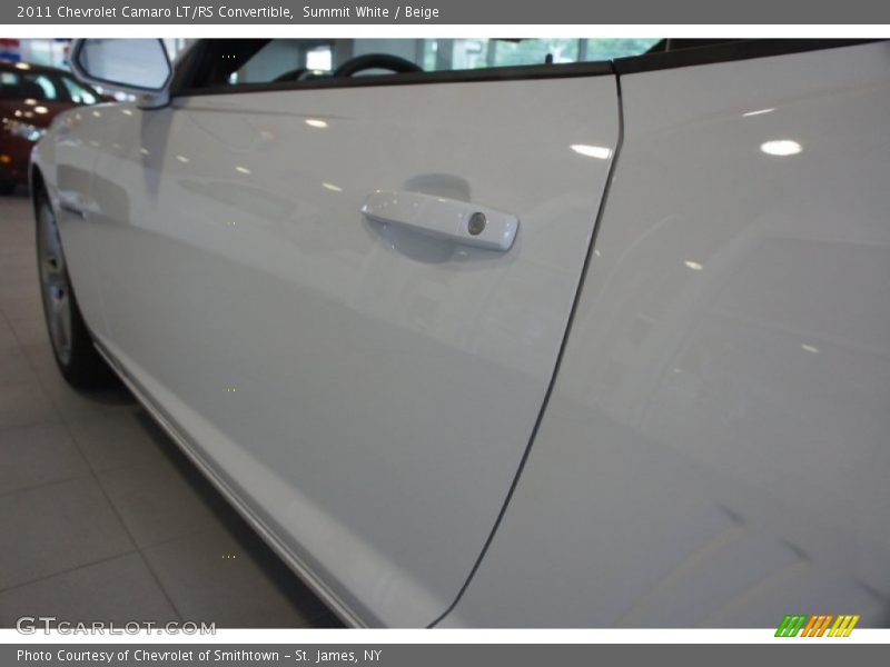 Summit White / Beige 2011 Chevrolet Camaro LT/RS Convertible