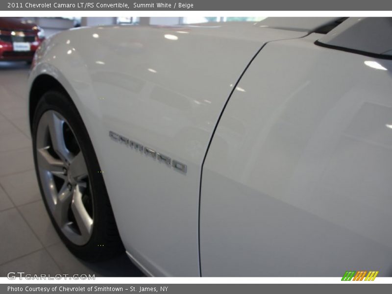 Summit White / Beige 2011 Chevrolet Camaro LT/RS Convertible