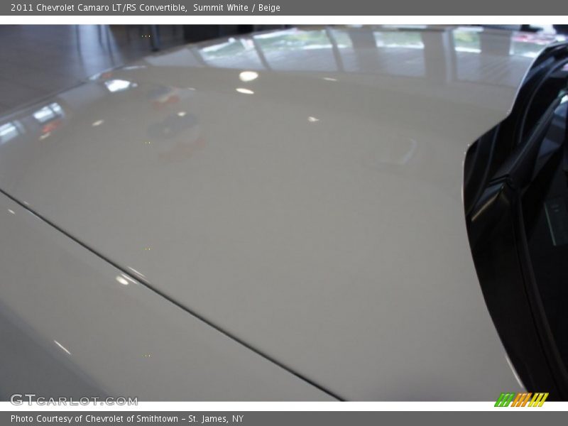 Summit White / Beige 2011 Chevrolet Camaro LT/RS Convertible