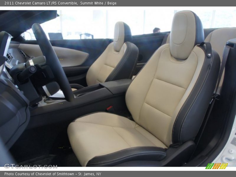  2011 Camaro LT/RS Convertible Beige Interior