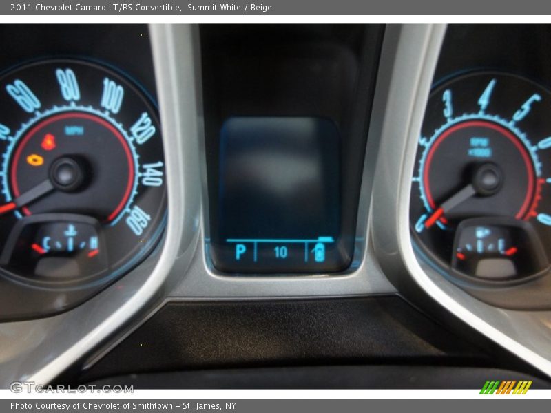 Summit White / Beige 2011 Chevrolet Camaro LT/RS Convertible