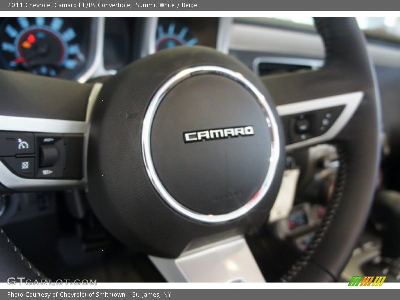 Summit White / Beige 2011 Chevrolet Camaro LT/RS Convertible