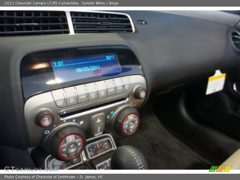 Summit White / Beige 2011 Chevrolet Camaro LT/RS Convertible