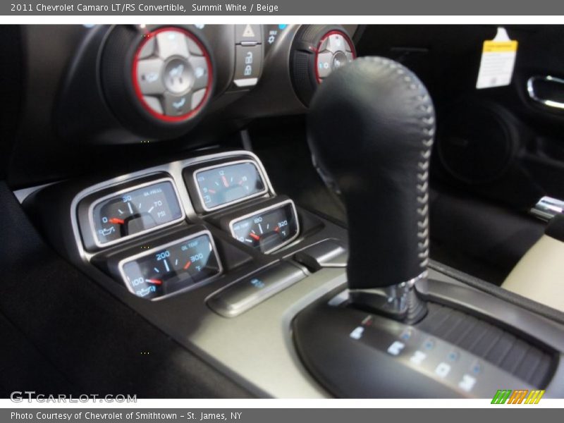 Summit White / Beige 2011 Chevrolet Camaro LT/RS Convertible
