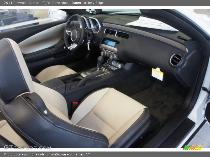 Summit White / Beige 2011 Chevrolet Camaro LT/RS Convertible