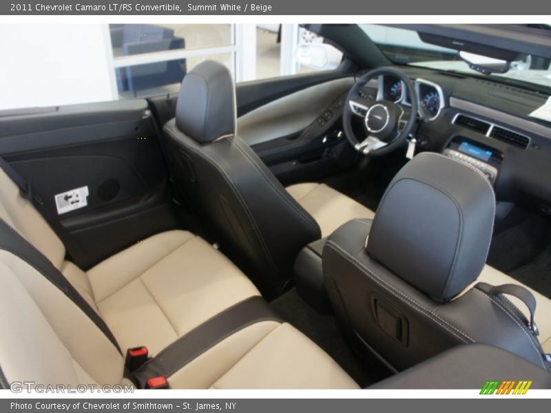 Summit White / Beige 2011 Chevrolet Camaro LT/RS Convertible