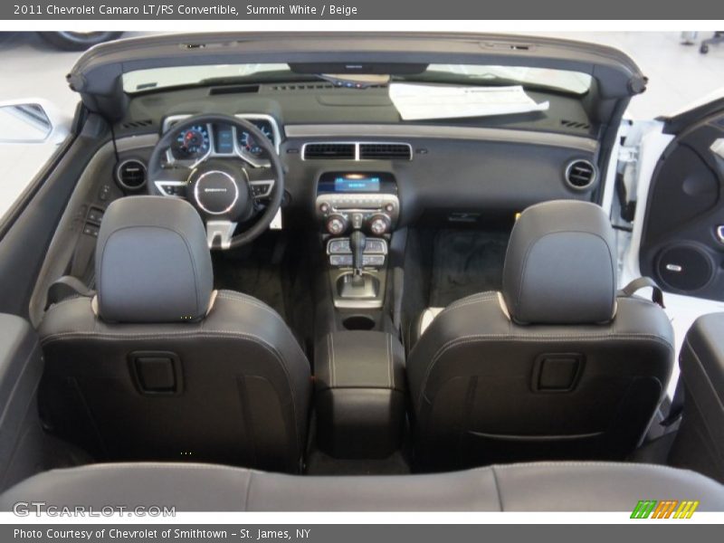 Summit White / Beige 2011 Chevrolet Camaro LT/RS Convertible