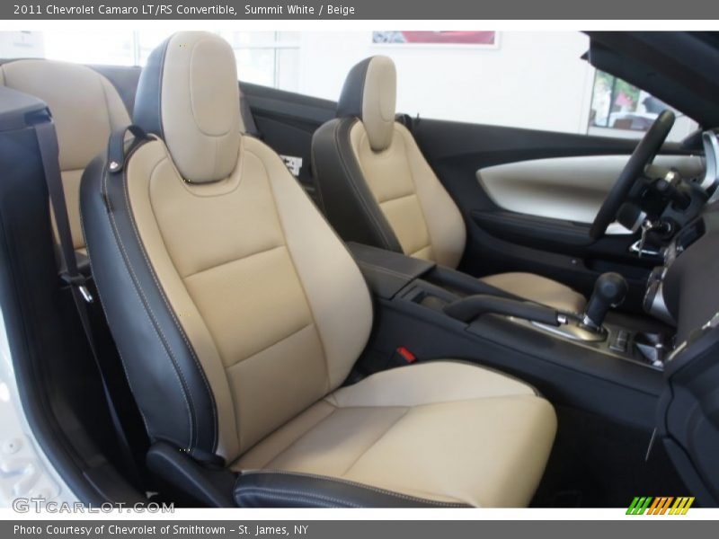 Summit White / Beige 2011 Chevrolet Camaro LT/RS Convertible