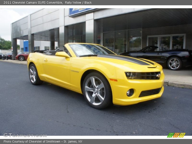 Rally Yellow / Black 2011 Chevrolet Camaro SS/RS Convertible