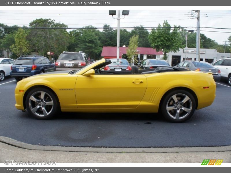 Rally Yellow / Black 2011 Chevrolet Camaro SS/RS Convertible