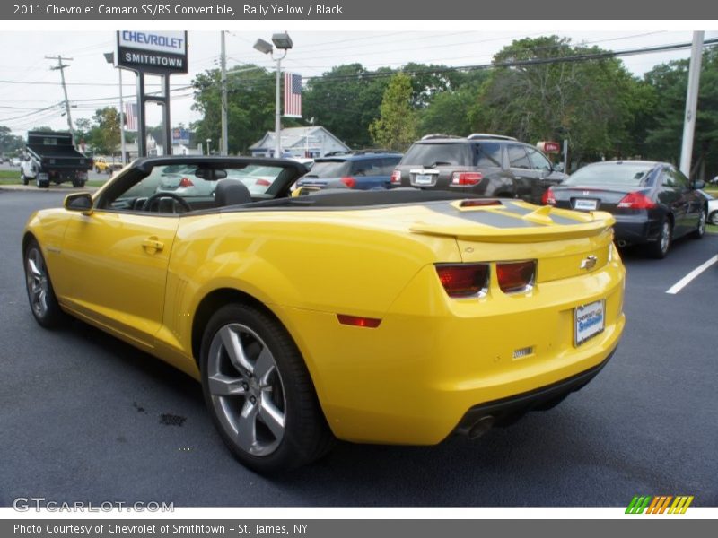 Rally Yellow / Black 2011 Chevrolet Camaro SS/RS Convertible