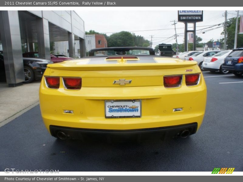 Rally Yellow / Black 2011 Chevrolet Camaro SS/RS Convertible