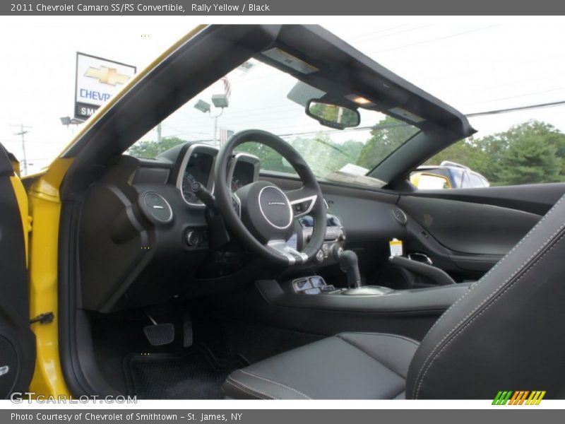 Rally Yellow / Black 2011 Chevrolet Camaro SS/RS Convertible
