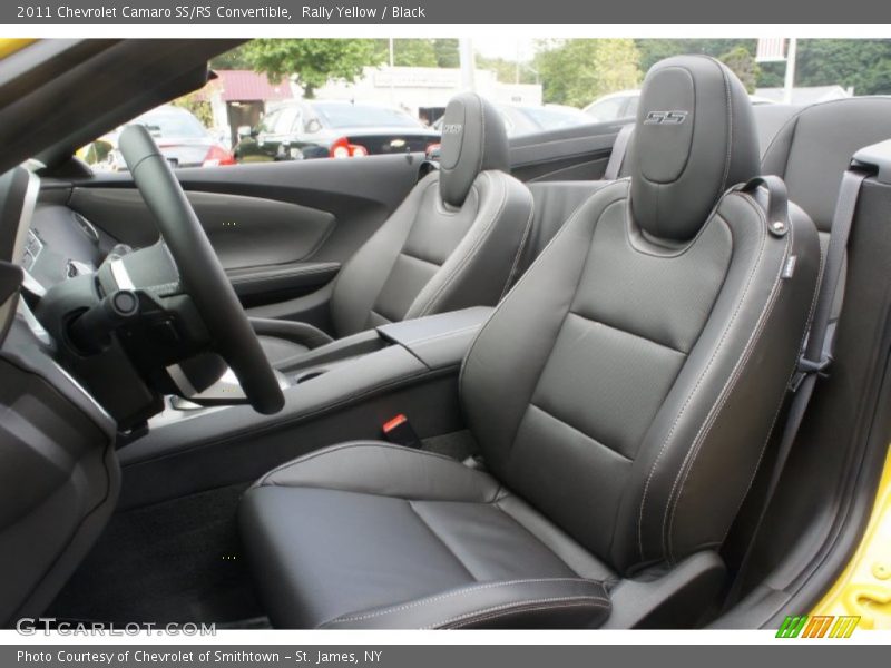 Rally Yellow / Black 2011 Chevrolet Camaro SS/RS Convertible