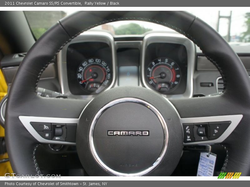 Rally Yellow / Black 2011 Chevrolet Camaro SS/RS Convertible