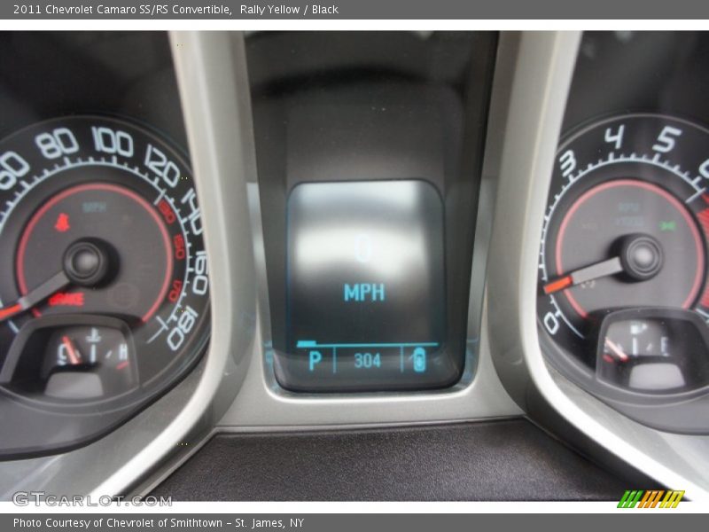 Rally Yellow / Black 2011 Chevrolet Camaro SS/RS Convertible