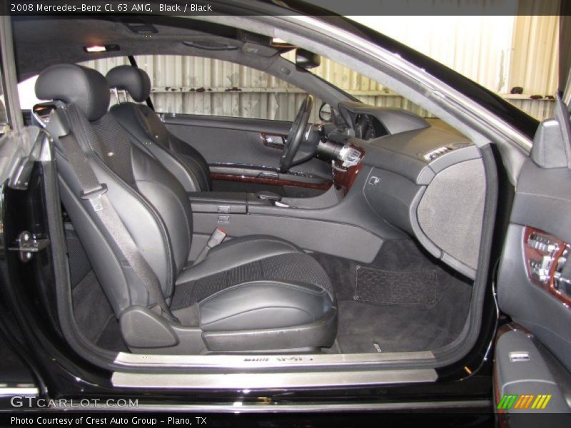 Black / Black 2008 Mercedes-Benz CL 63 AMG