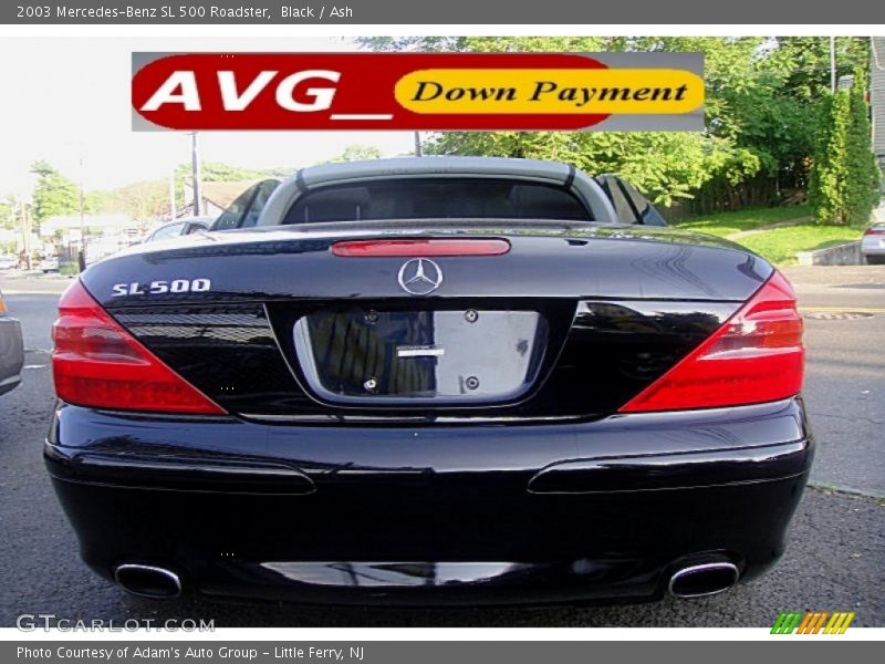 Black / Ash 2003 Mercedes-Benz SL 500 Roadster