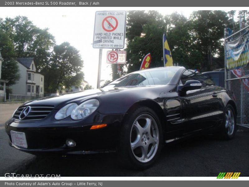 Black / Ash 2003 Mercedes-Benz SL 500 Roadster