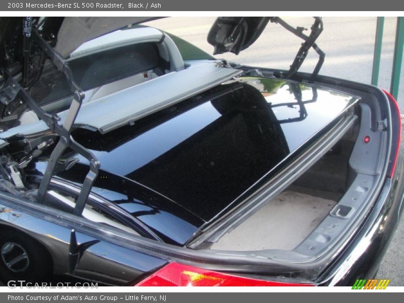 Black / Ash 2003 Mercedes-Benz SL 500 Roadster