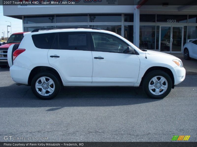 Super White / Ash Gray 2007 Toyota RAV4 4WD