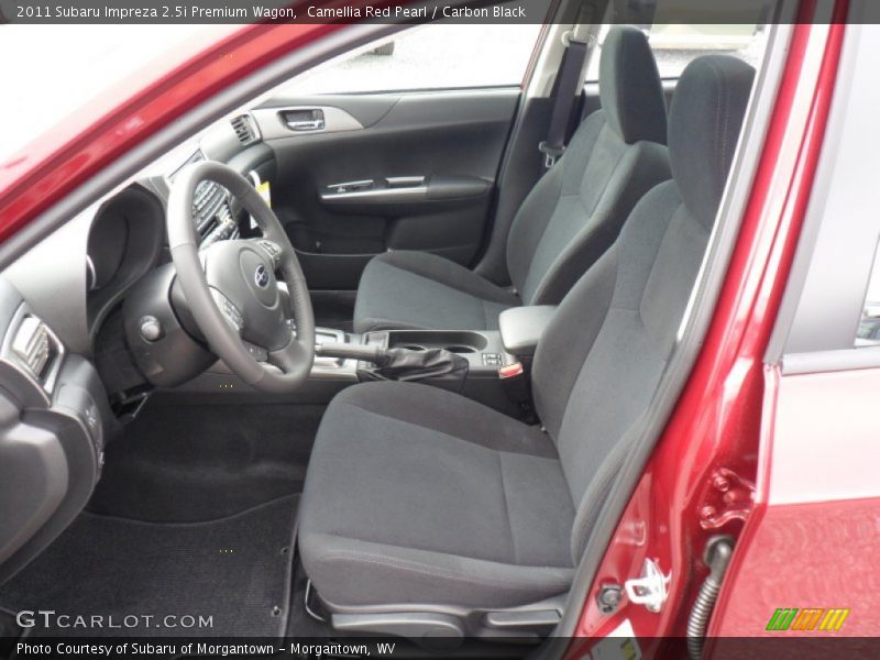  2011 Impreza 2.5i Premium Wagon Carbon Black Interior