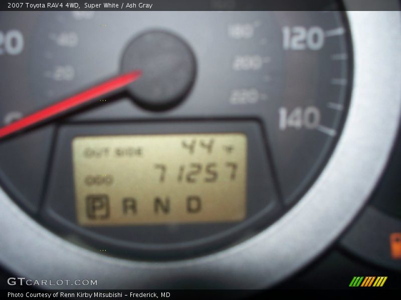 Super White / Ash Gray 2007 Toyota RAV4 4WD