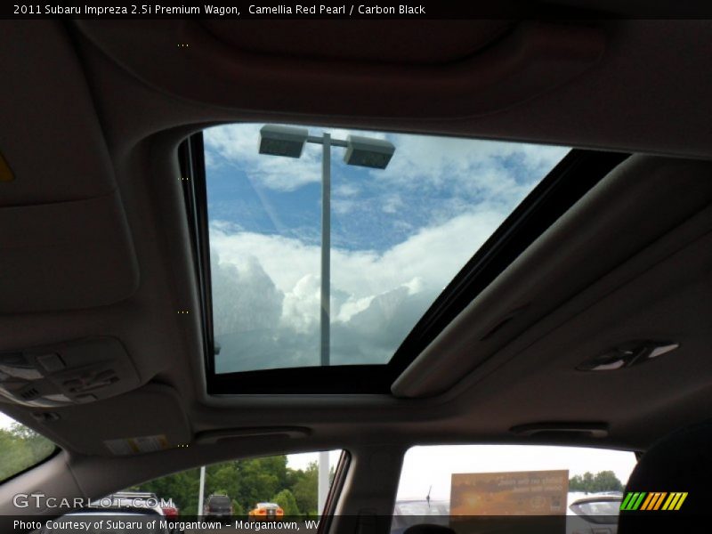Camellia Red Pearl / Carbon Black 2011 Subaru Impreza 2.5i Premium Wagon