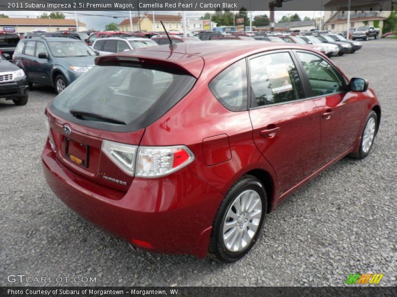 Camellia Red Pearl / Carbon Black 2011 Subaru Impreza 2.5i Premium Wagon