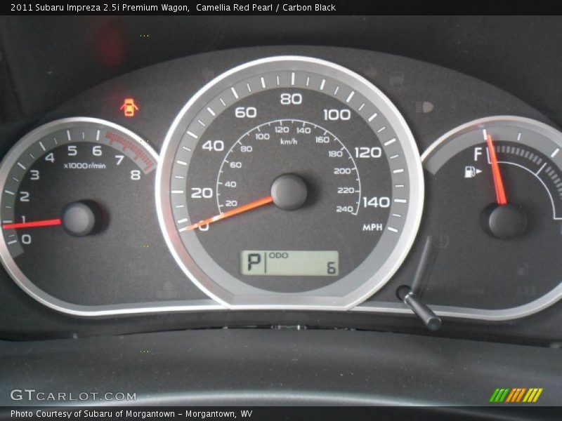  2011 Impreza 2.5i Premium Wagon 2.5i Premium Wagon Gauges