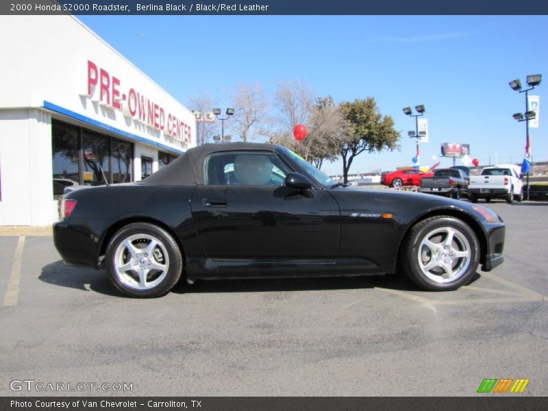 Berlina Black / Black/Red Leather 2000 Honda S2000 Roadster