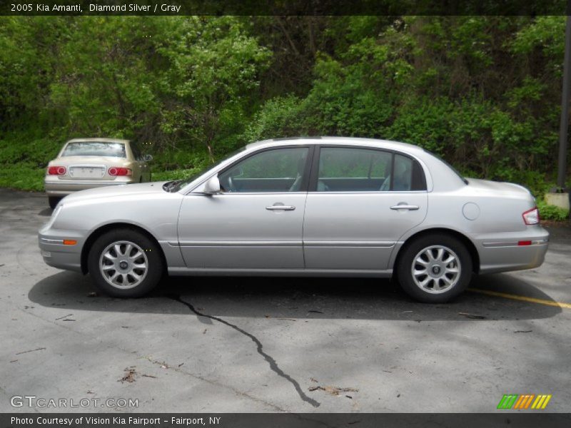 Diamond Silver / Gray 2005 Kia Amanti