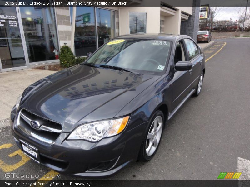 Diamond Gray Metallic / Off Black 2009 Subaru Legacy 2.5i Sedan