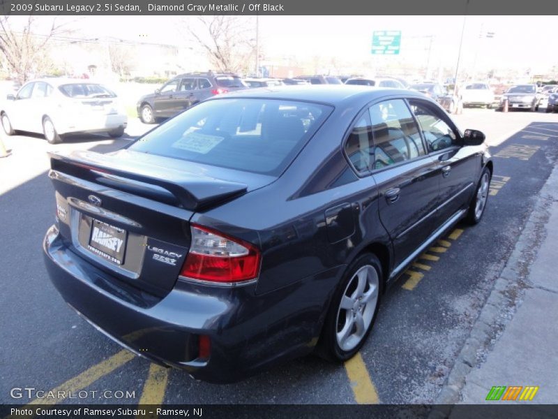 Diamond Gray Metallic / Off Black 2009 Subaru Legacy 2.5i Sedan