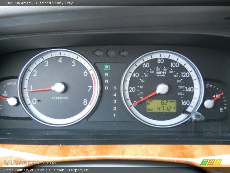 Diamond Silver / Gray 2005 Kia Amanti