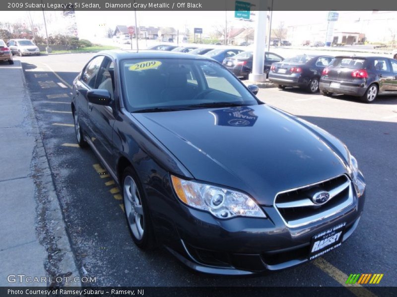 Diamond Gray Metallic / Off Black 2009 Subaru Legacy 2.5i Sedan