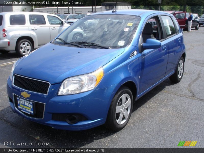 Bright Blue / Charcoal 2009 Chevrolet Aveo Aveo5 LS