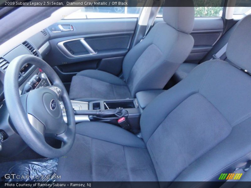 Diamond Gray Metallic / Off Black 2009 Subaru Legacy 2.5i Sedan