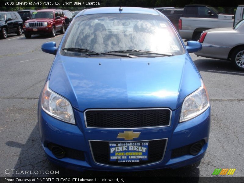 Bright Blue / Charcoal 2009 Chevrolet Aveo Aveo5 LS
