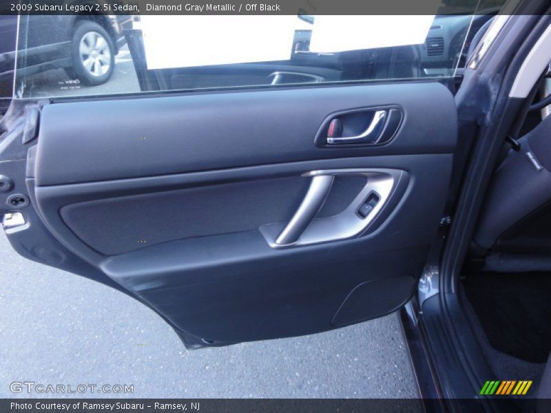 Diamond Gray Metallic / Off Black 2009 Subaru Legacy 2.5i Sedan