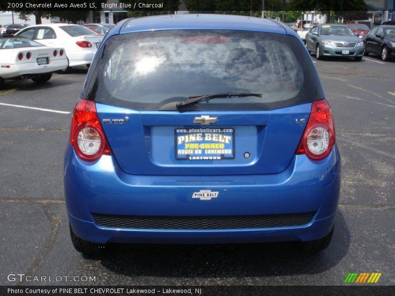 Bright Blue / Charcoal 2009 Chevrolet Aveo Aveo5 LS