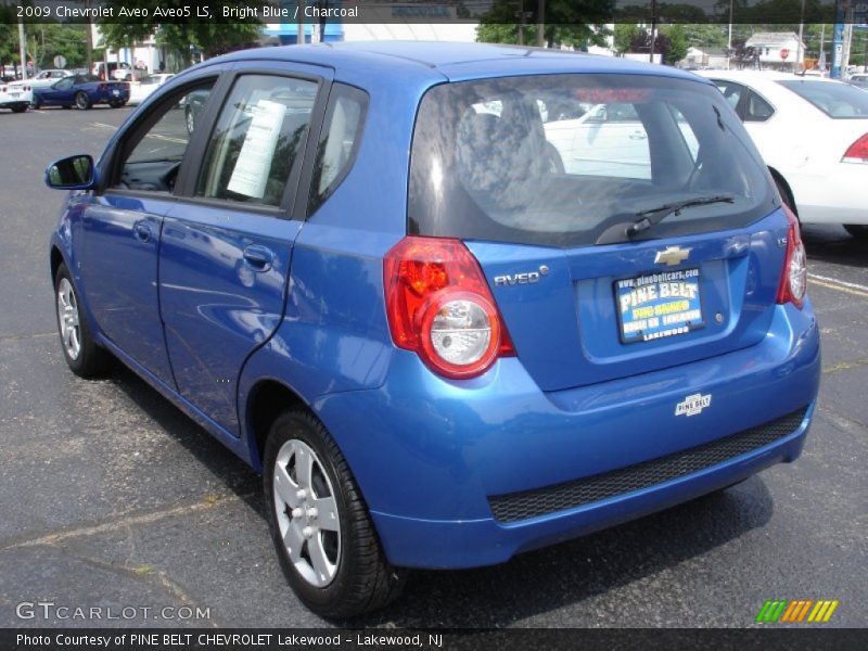 Bright Blue / Charcoal 2009 Chevrolet Aveo Aveo5 LS