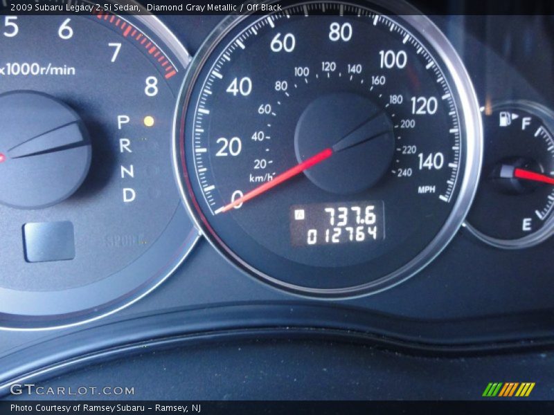 Diamond Gray Metallic / Off Black 2009 Subaru Legacy 2.5i Sedan