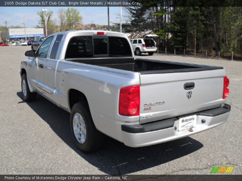 Bright Silver Metallic / Medium Slate Gray 2005 Dodge Dakota SLT Club Cab