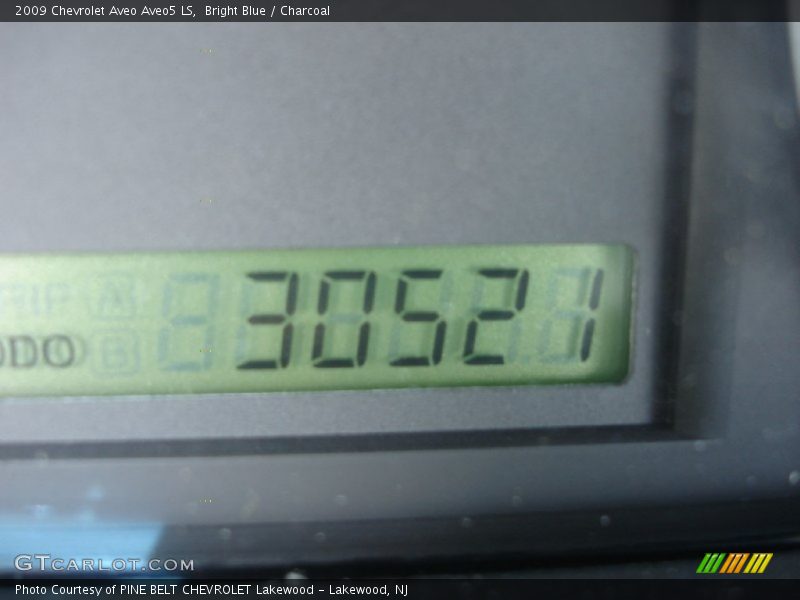Bright Blue / Charcoal 2009 Chevrolet Aveo Aveo5 LS