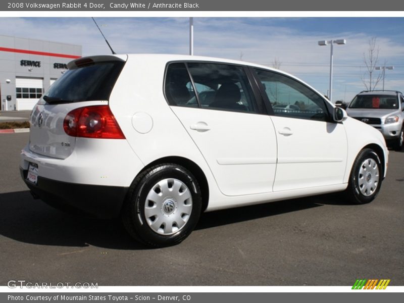 Candy White / Anthracite Black 2008 Volkswagen Rabbit 4 Door