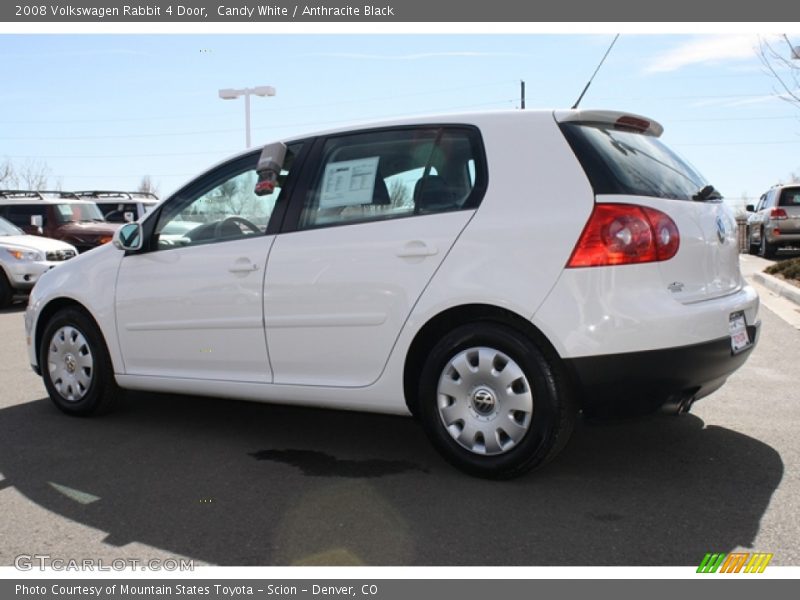 Candy White / Anthracite Black 2008 Volkswagen Rabbit 4 Door