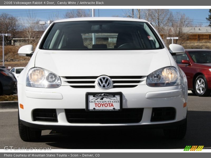 Candy White / Anthracite Black 2008 Volkswagen Rabbit 4 Door